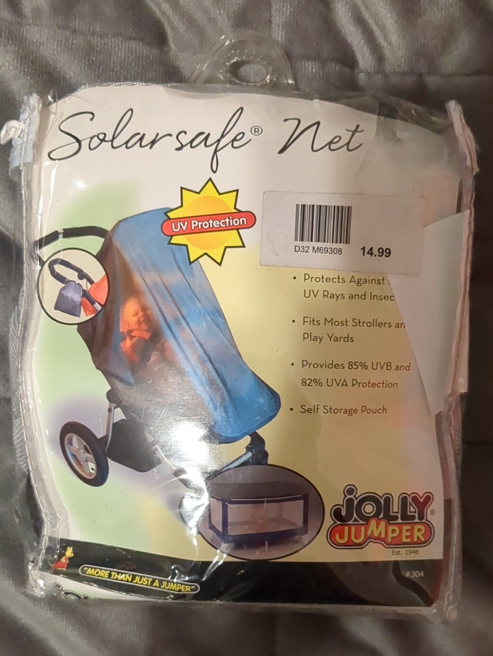 Solarsafe Net Stroller Cover - Blue
